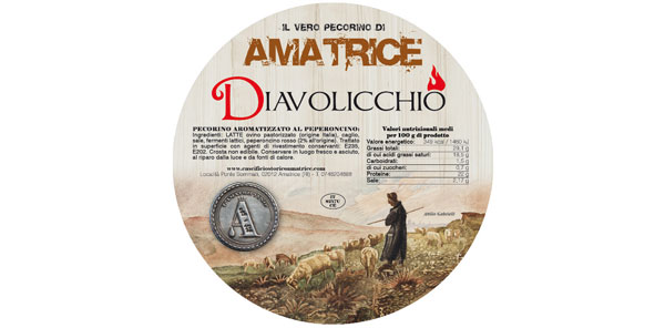 L'AMATRICIANO • Etichetta Diavolicchio